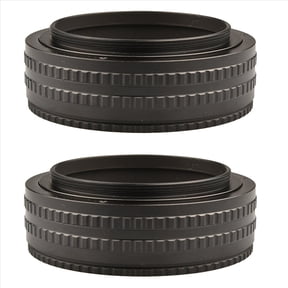 2X Macro Tube Adapter 25-55mm M65 to M65 Mount Lens Adjustable Focusing Helicoid Lens Adapter,2 x M65 to M65 Mount Lens Adjustable Focusing Helicoid Macro Tube Adapter - 25mm to 55mm,Black