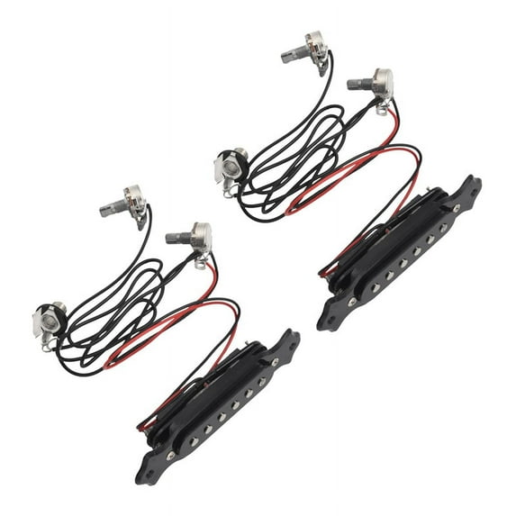 2X Magnetic Acoustic Pickup for Guitar Black,2 x Magnetic Pickup for Guitar,Black