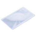 thumbnail image 1 of 2X Magnification Credit Card Size Pocket Wallet Magnifier Lens Household Tool, 1 of 9