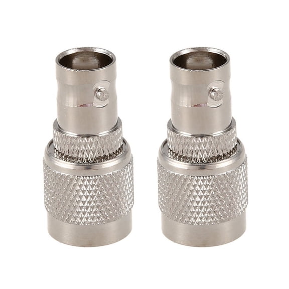 2X Male Plug to BNC Connector Female M / F Coaxial Connector RF Adapter Cable