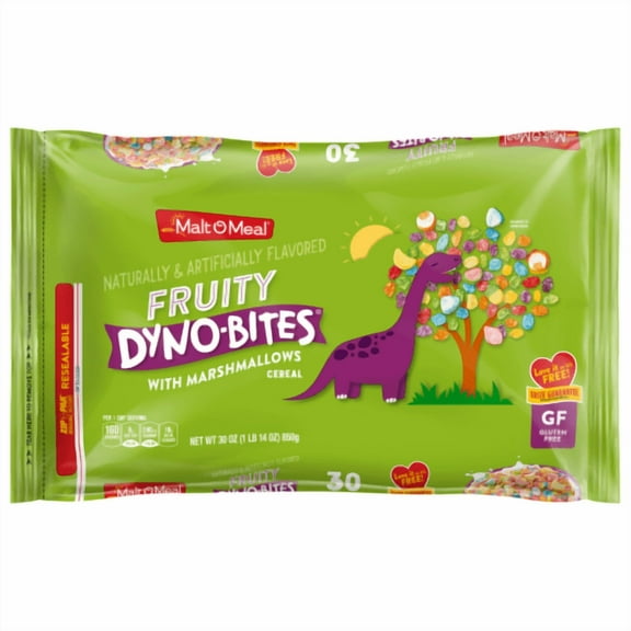 2X-Malt-O-Meal Fruity Dyno-Bites with Marshmallows Bag Cereal - 30 oz