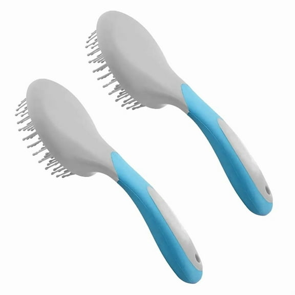 2X Mane Pulling Comb for Horses Professional Mane and Tail Brush with Humanized Handle Horse Grooming Brushes Mane Brush