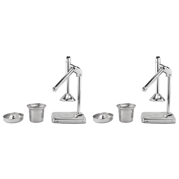 2X Manual Stainless Steel Fruit Juicer Handheld Vegetable Orange Juice Maker Blender Making Cup