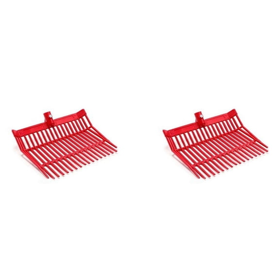 2X Manure Fork Replacement Head, Pitchfork Head, Horse Manure Rake, for Picking Up Manure, Plastic Fork Head,A