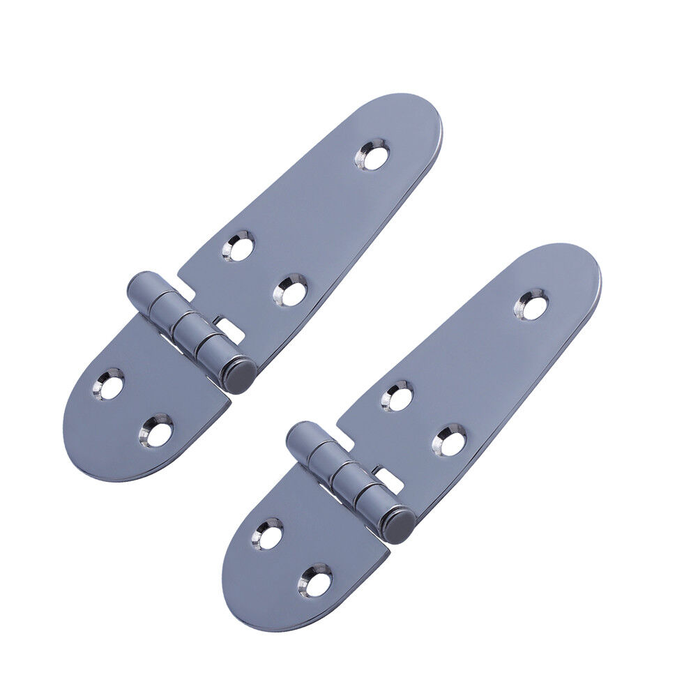 2X Marine Stainless Steel Boat Hinges Round Side Hinges for Door