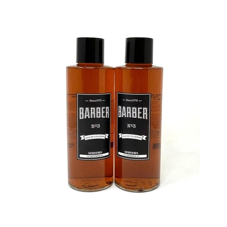 2X Marmara Barber Eau De Cologne Aftershave 500 ml