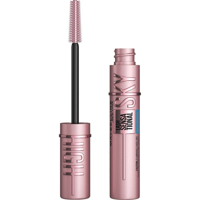 2X - Maybelline Lash Sensational Sky High Lengthening Mascara - 802 Waterproof Very Black - 0.24 fl oz