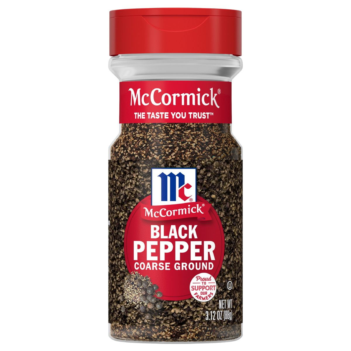 2 Pack - Mccormick Pepper Black Coarse Ground 3.12 oz Package May Vary