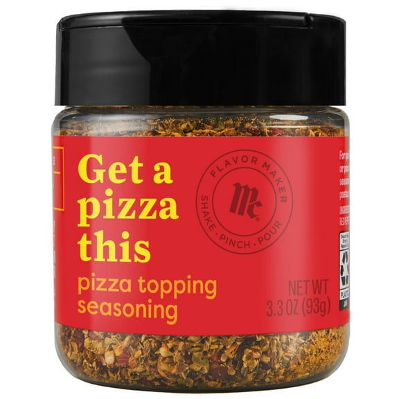 Pack of 2 - Mccormick Pizza Topping Seasoning, Flavor Maker, 3.3 Oz