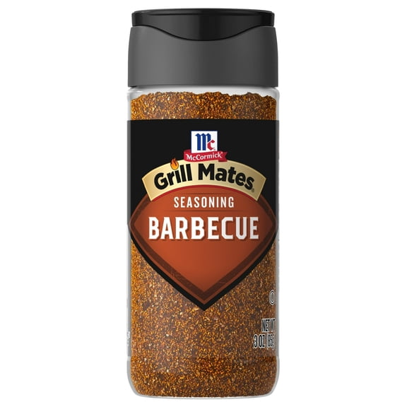 2X McCormick GRILL MATES Gluten Free Barbecue Seasoning, 3.0 oz Bottle (PACK OF 2)..