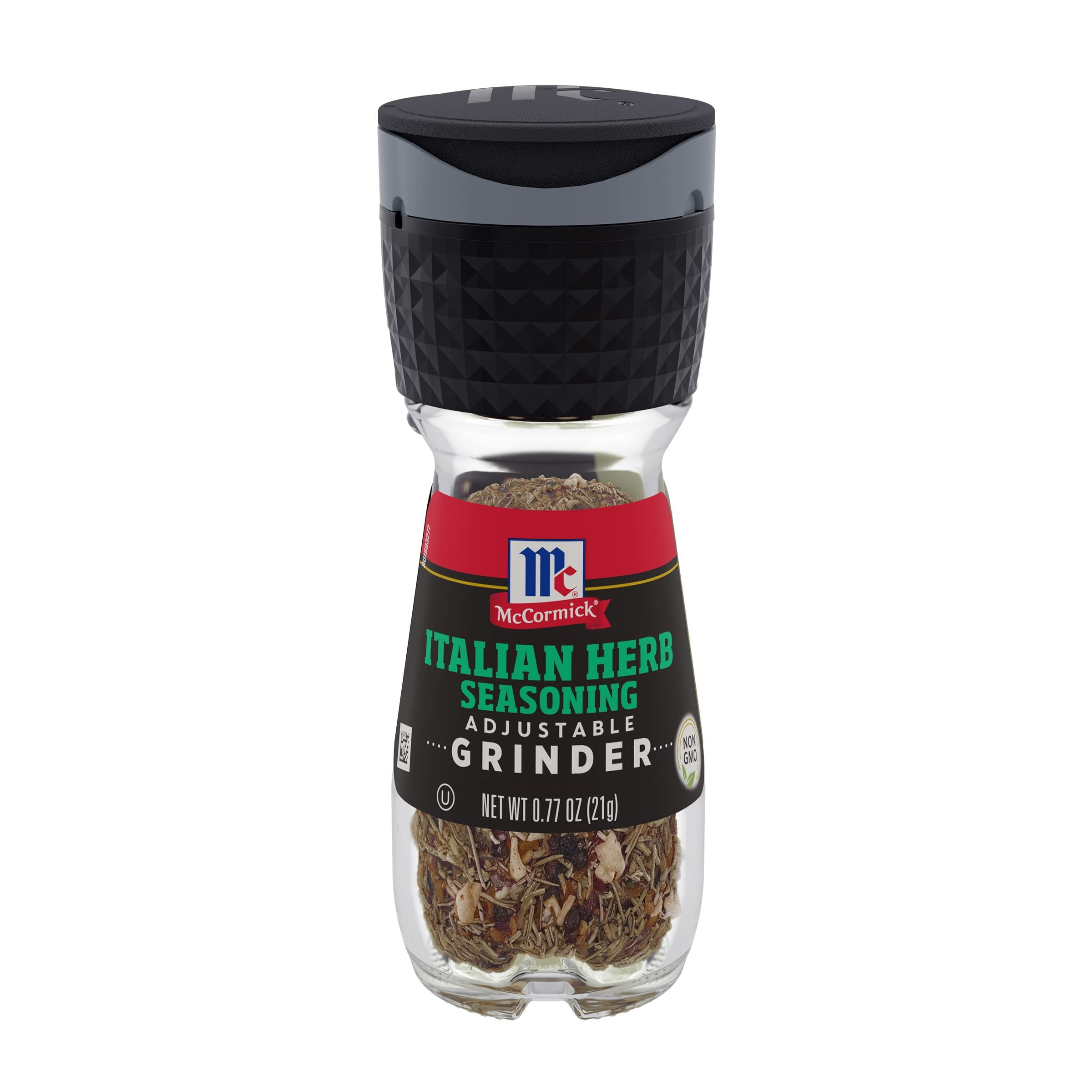 Pack of 2 - Mccormick Italian Herb Seasoning Grinder, 0.77 Oz Packaging May Vary