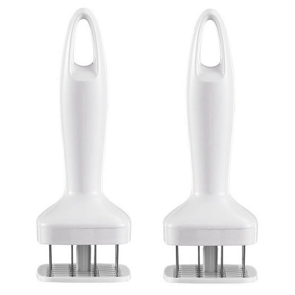 2X Meat Tenderizer Needle Stainless Steel Steak Tenderizer Hammer Kitchen Tool Cooking Gadgets Rib Breaker Meat Beater