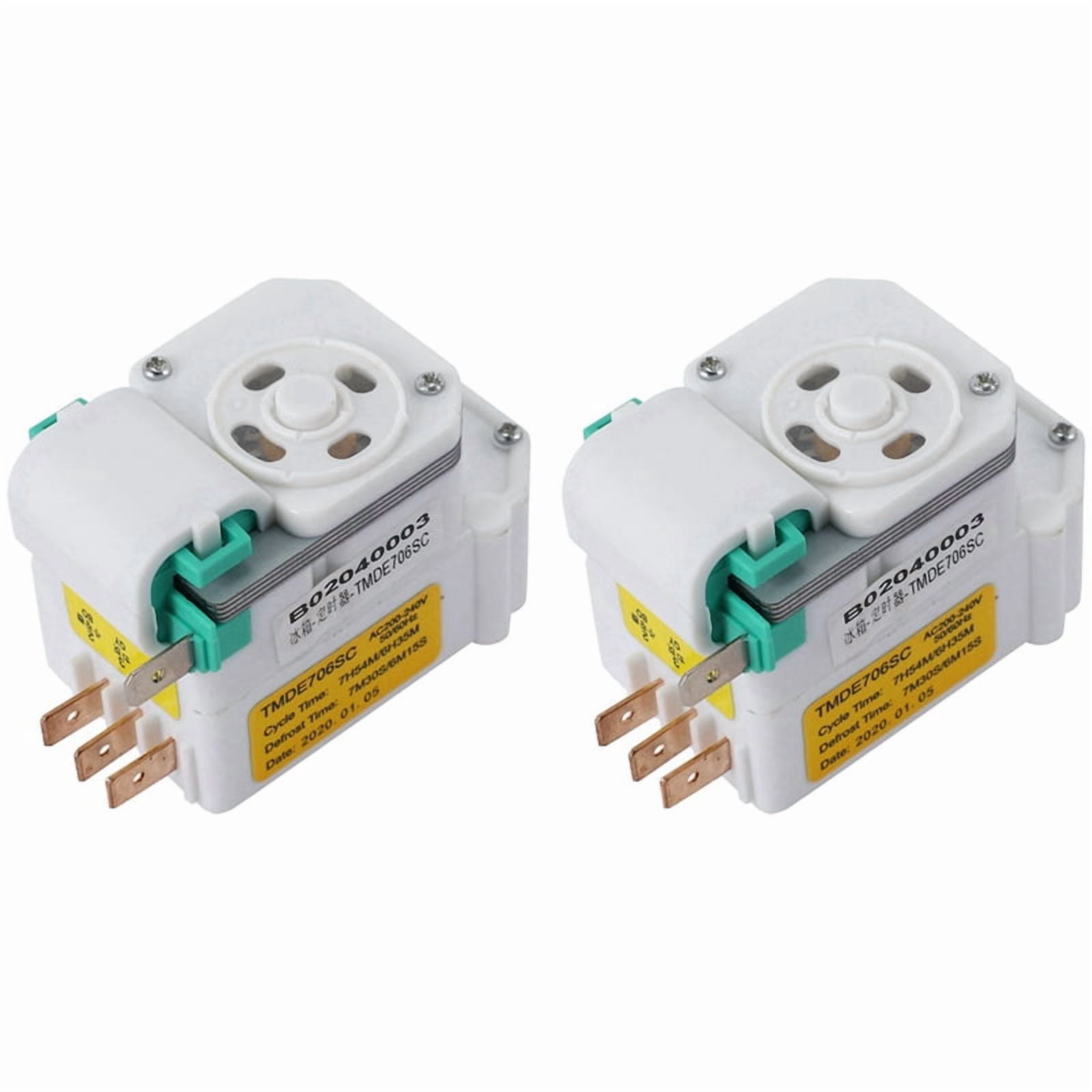 Curated visual reference: Visual Reference: 2X Mechanical Defrosting Timer For Refrigerator Parts Tmde706Sc