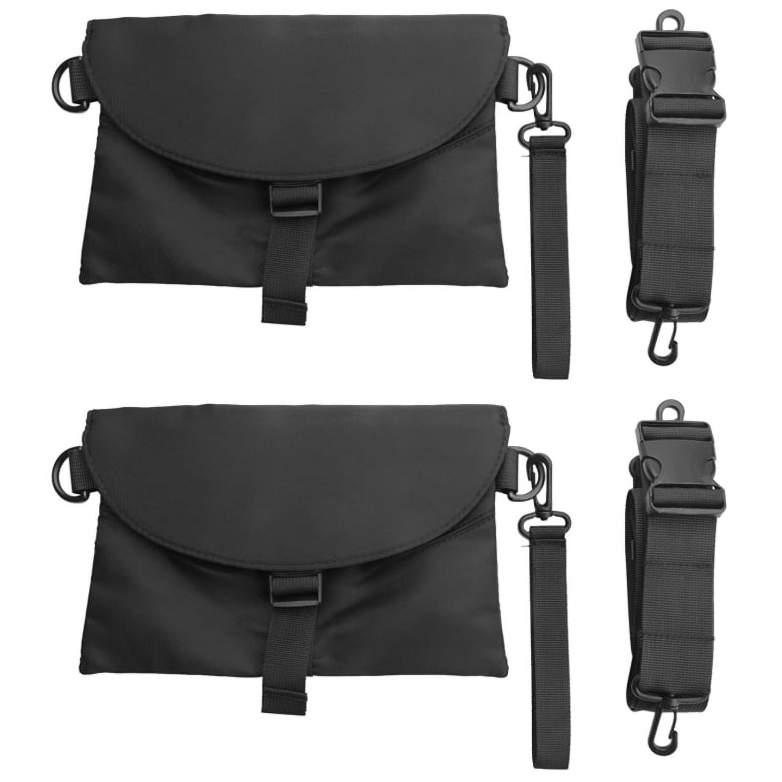 2X Men Messenger Nylon Waterproof Casual Men's Shoulder Bag Black