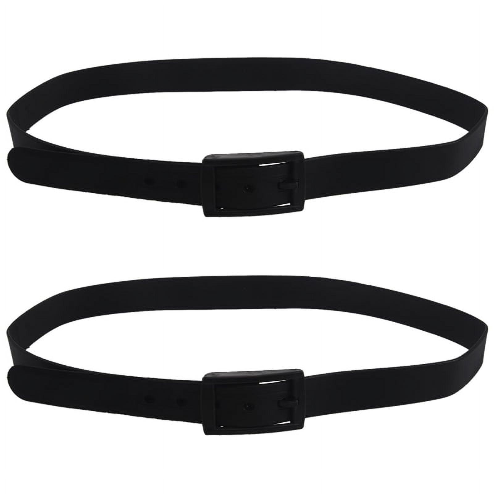 Plain Smooth Plastic Buckle Unisex Waist Belt Strap Silicone Rubber Leather  Belt Smooth Buckle Ceinture Casual Belts Belts Silicone Belt Waistband