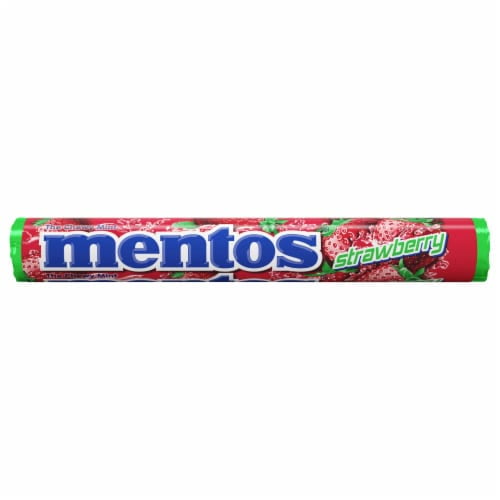 2X - Mentos Chewy Strawberry Mint Candy Roll