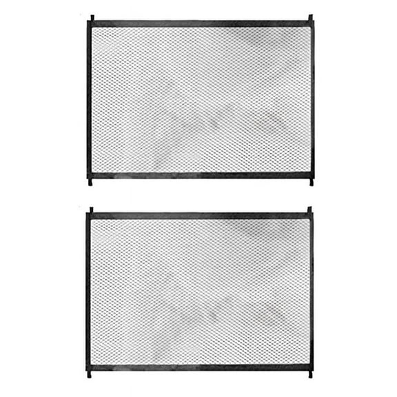 2X Pet Safety Guard Mesh Dog Gate,Pet Gate Magic Gate for Dogs, Folding Safety Gates Install Anywhere Wide Safety