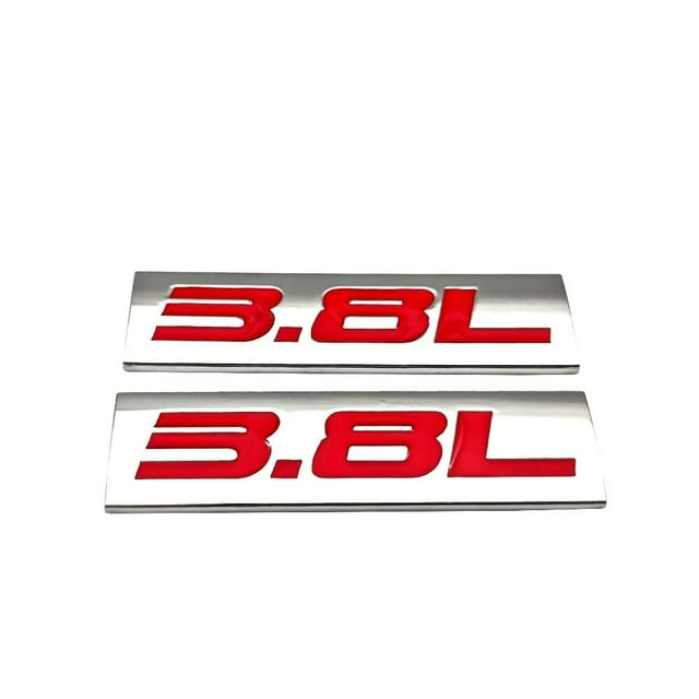 2X Metal 2.5L Car Emblem Door Fedner Sticker Premium Sport Turbo 3D 2.5