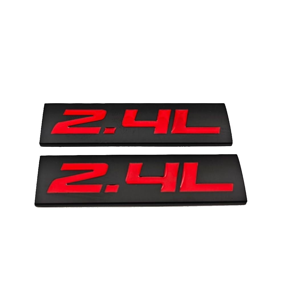 2X Metal 2.5L Car Emblem Door Fedner Sticker Premium Sport Turbo 3D 2.5