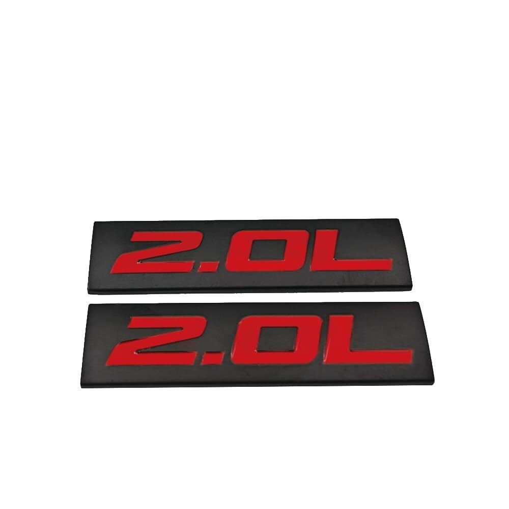 2X Metal 2.5L Car Emblem Door Fedner Sticker Premium Sport Turbo 3D 2.5