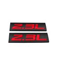 2X Metal 2.5L Car Emblem Door Fedner Sticker Premium Sport Turbo 3D 2.5