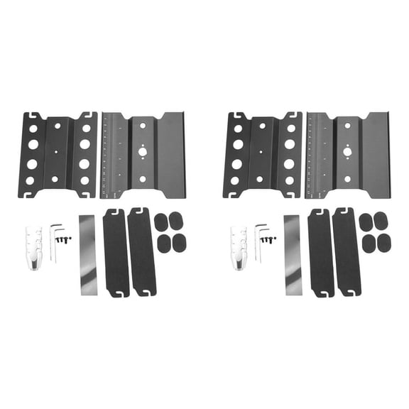 2X Metal RC Car Workstation Work Stand Repair 360 Degree Rotation for 1/8 1/10 1/12 1/16 Scale Models,Black