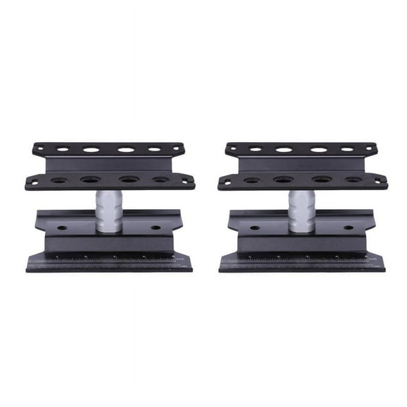 2X Metal RC Car Workstation Work Stand Repair Rotation for 1/8 1/10 1/12 1/16 Scale Models,Black