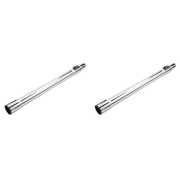 2X Metal Telescopic Pipe Straight Tube Extension Tube for All Type Vacuum Cleaner Parts Not Brush Filter Hose Hepa