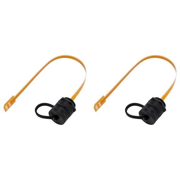 2X Micro-SIM Extension Cable IP67 Micro-Sim Panel Mount Extension Cable for Cabinet Chassis Case Frame Envelope,2 x micro-type SIM extension cable
