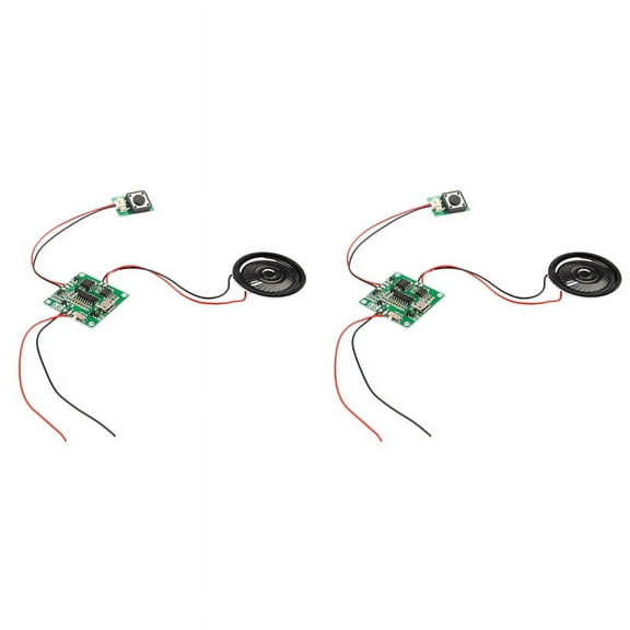 2X Micro-USB 8M Sound Voice Audio Music Recordable Recorder Board Chip Programmable Music Module Greeting Card DIY Tools,2x Music Recordable Recorder Board Module