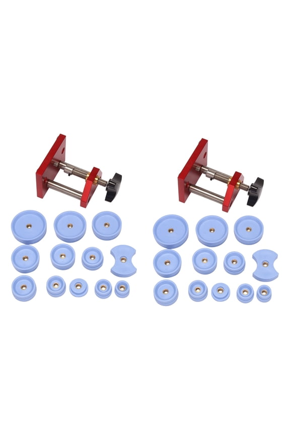 2X Micropress Watch Case Medium Heavy Duty Pressing Tool with 24 Nylon Dies for Repair
