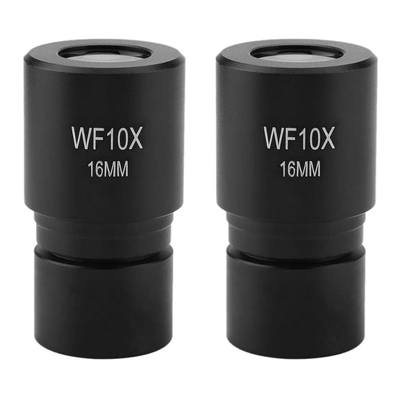 2X Microscope Eyepiece Lenses, -R001 WF10X 16mm Eyepiece for Microscope Ocular Mounting 23.2mm with Scale 0.1mm