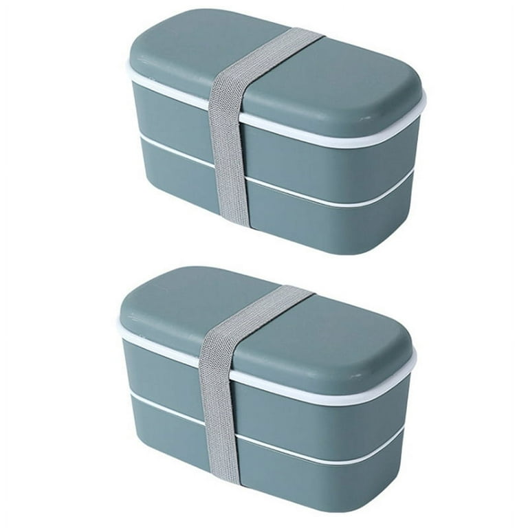 Microwavable 2 Layer Lunch Box with Compartments Leakproof Bento Box  Insulated