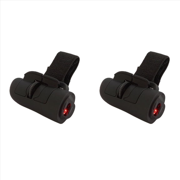 2X Mini 2.4G Wireless Finger Ring Mouse Ergonomic Handheld Optical Travel Mice(Black)