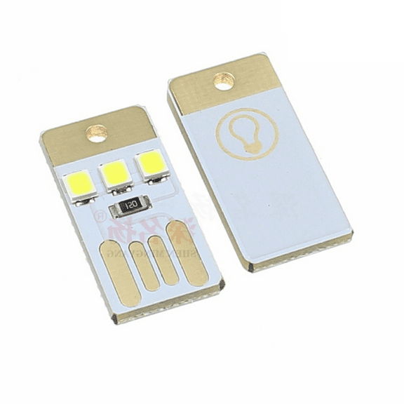 2X Mini 3 LED Lamp USB Tiny Night Light Pocket Lamp DIY Bright Light for PC Laptop Computer TAPDRA Spare Part
