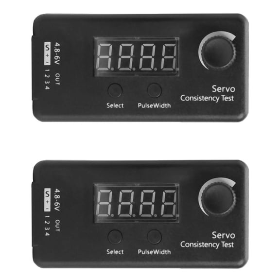 2X Mini 3 Modes Digital /ESC Consistency Tester Steering Gear Measurement for RC Helicopter Airplane Car Tool