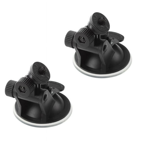 2X Mini Car Suction Cup Mount Holder/ 4 Thread for Sports Camera New