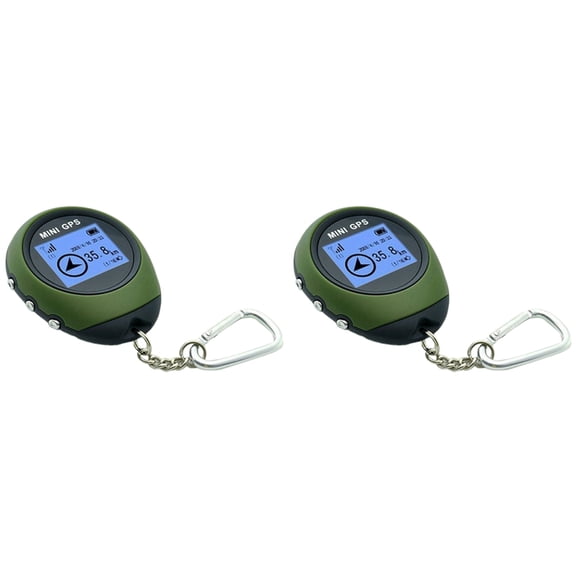 2X Mini GPS Navigation Receiver Tracker Logger USB Rechargeable Handheld Location Finder Tracking for Traveler