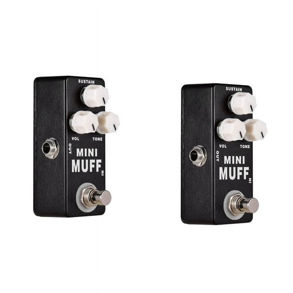 2X Mini Muff Fuzz Distortion Electric Guitar Effect Pedal