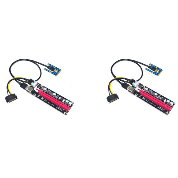2X Mini PCIe to PCI Express 16X Riser for Laptop External Graphics Card BTC Miner MPCIe to PCI-E Slot
