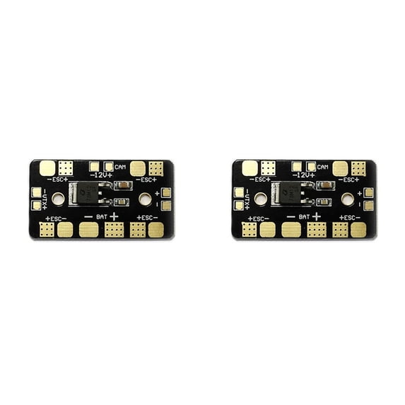 2X Mini PDB Power Distribution Board with 12V Linear Voltage Regulator ...