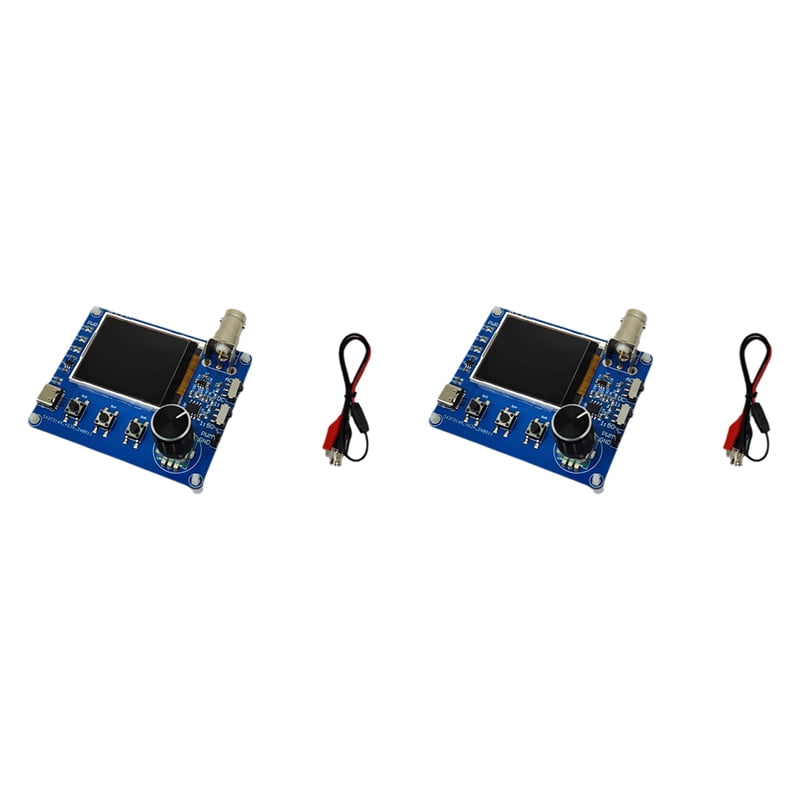 2X Mini Simple Oscilloscope with 1.8 Inch TFT Color Display, Waveform Measurement, Frequency Meter, Square Wave Output