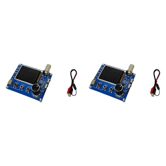 2X Mini Simple Oscilloscope with 1.8 Inch TFT Color Display, Waveform Measurement, Frequency Meter, Square Wave Output