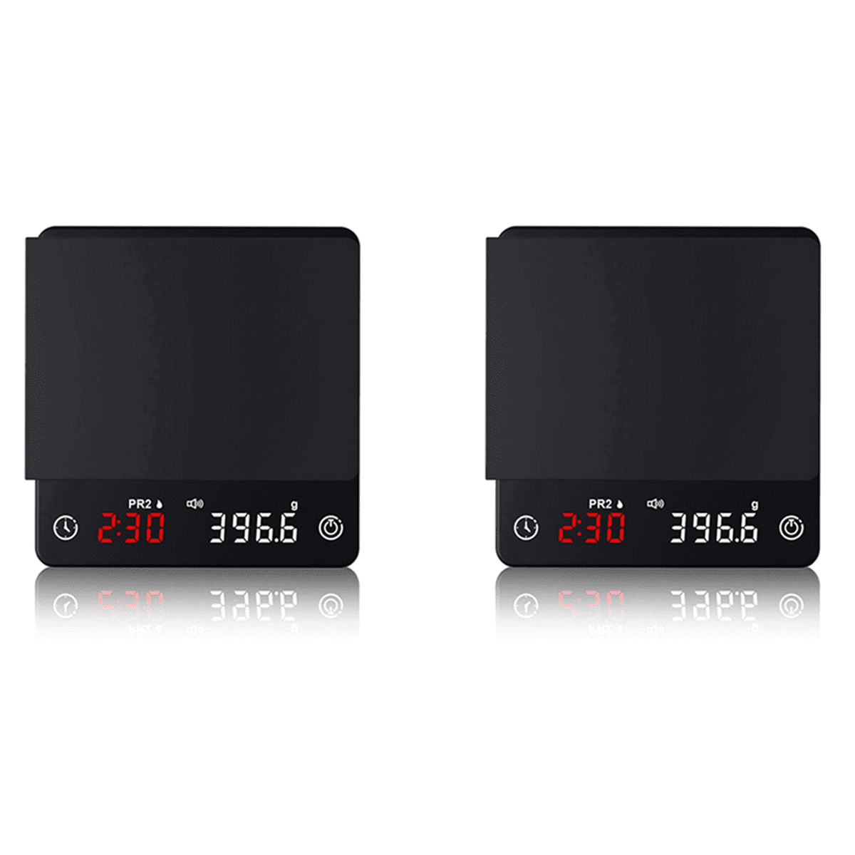 2X Mini Smart Kitchen Scale Weighing Precision Digital Coffee Scale ...