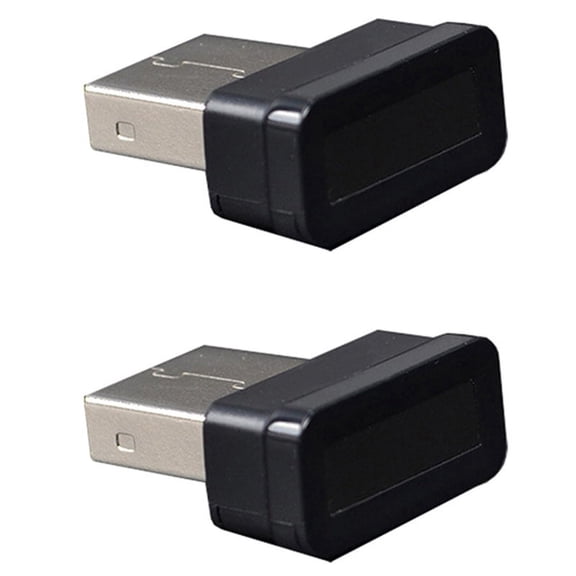 2X Mini USB Fingerprint Reader Module Device for 10 Hello Biometrics Security Key,2 x USB Fingerprint Reader,Black