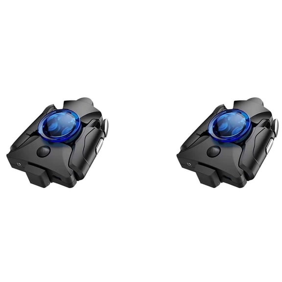 2X Mobile Phone Trigger Mobile Game Controller Portable Foldable Pressure Fast Shot Compatible with and Android