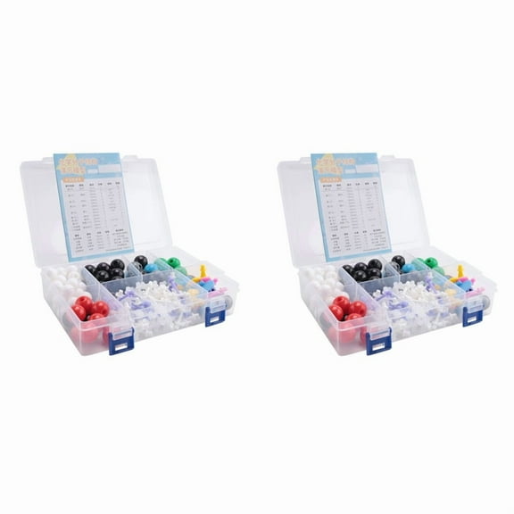 2X Molecular Model Kit, Organic Molecular Chemistry Set, Atom Model Kit for Lessons , Structures Building Kit