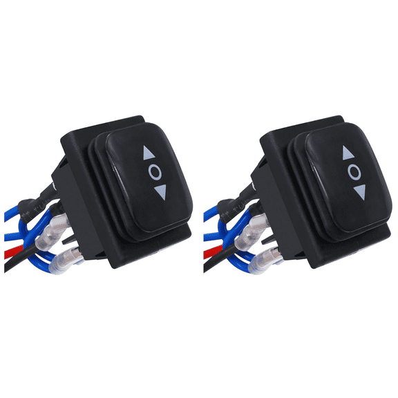 2X Momentary Polarity Reverse Switch Waterproof Control Motor Actuator 6 Pin 3 Position Rocker Toggle
