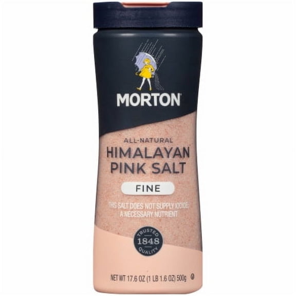 2X-Morton All-Natural Fine Himalayan Pink Salt - 17.6 oz