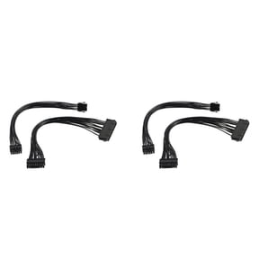 2X Motherboard Conversion Cable 24Pin to 18Pin, 8Pin to 12Pin, Support ATX Supply, Suitable for Z440 Z640